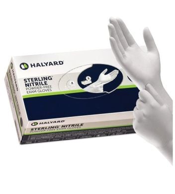 Sterling Nitrile Gloves, Medium, Box of 200