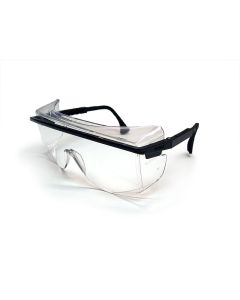 Astro OTG 3001 Safety Glasses, Black Frame, Anti-Scratch