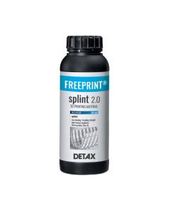 Detax 02076 Freeprint Splint 2.0 Resin, Clear-transparent, 1 kg Bottle