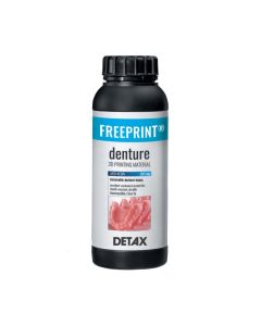 Detax 02171 Freeprint Denture Resin, Pink, 1 kg Bottle