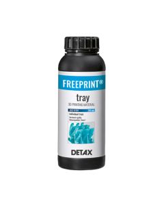 Detax 04086 Freeprint Tray Resin, Green, 1 kg Bottle