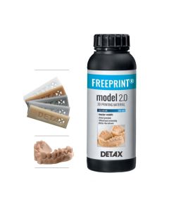 Detax 02128 Freeprint Model 2.0 Resin, Sand, 1 kg Bottle