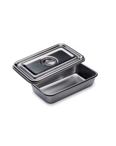 Stainless Steel Instrument Tray with Cover, Small